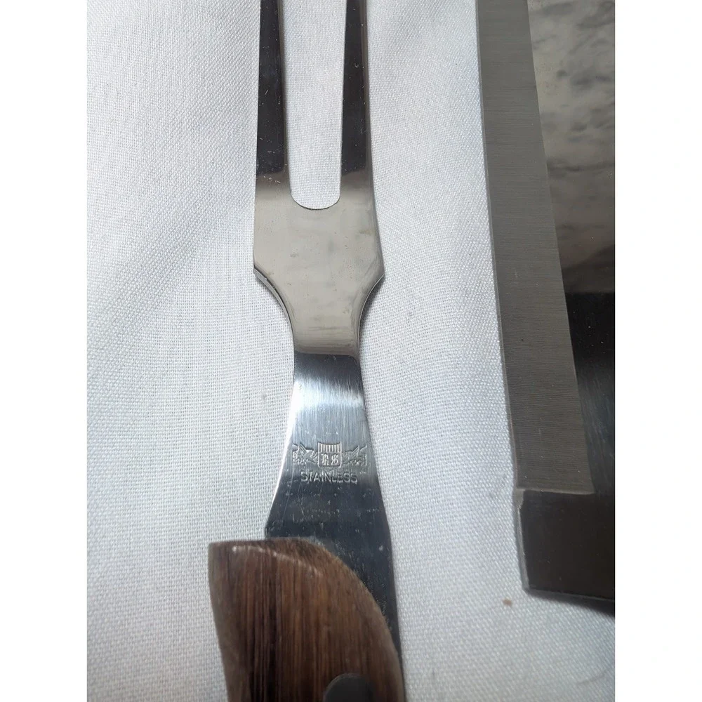 Vintage Griffins Gryphon/Shield RS Stainless  +Japan+ Knife Set 8.25